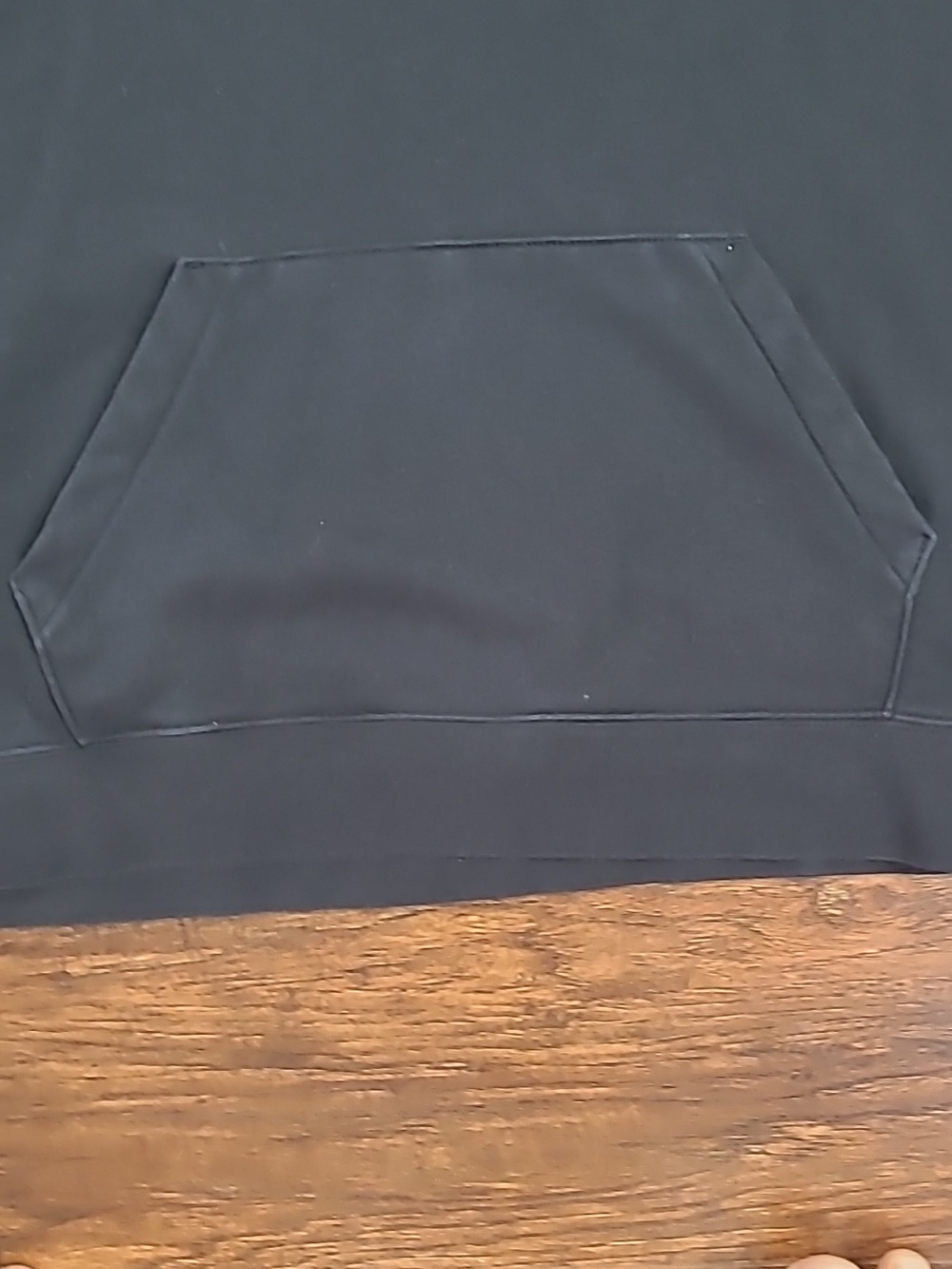 Nike Black Hoodie with White Logo Size Xl Fleece Lining - Picture 5 of 7